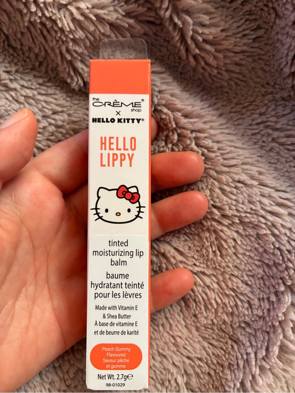 the CREME shop X Hello Kitty Hello Lippy tinted moisturizing lip balm 2.7g